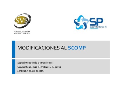 Modificaciones al SCOMP