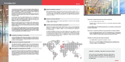 Tríptico sobre Convención para Combatir el Cohecho a Funcionarios Públicos Extranjeros en Transacciones Comerciales Internacionales