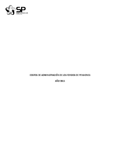 Costos de Administración año 2015