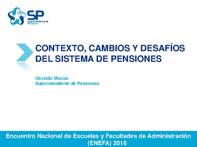 Presentación Encuentro Nacional de Facultades de Administración