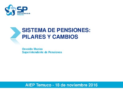 Sistema de Pensiones: Pilares y Cambios