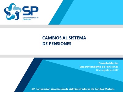Cambios al Sistema de Pensiones