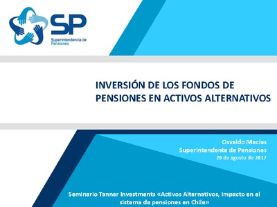 Presentación: Inversión de los Fondos de Pensiones en activos alternativos