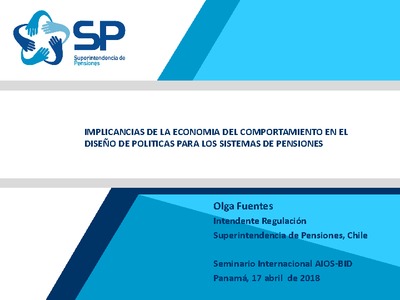 Implicancias de la Economía del Comportamiento en el diseño de políticas para los sistemas de pensiones