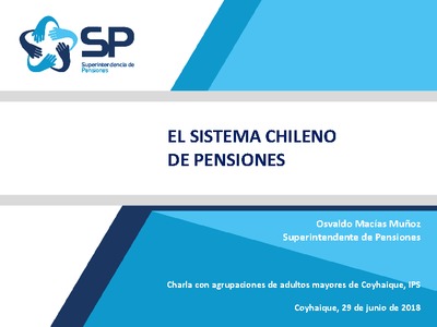 Presentación: El sistema chileno de pensiones