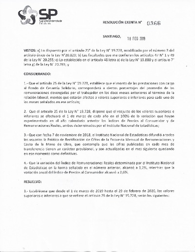 Resolución N° 0366