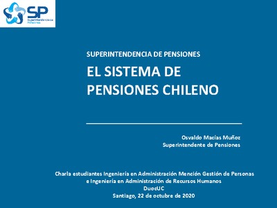 El Sistema de Pensiones Chileno