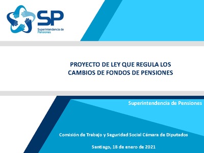 Proyecto de ley que regula los cambios de fondos de pensiones