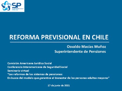 Reforma Previsional en Chile