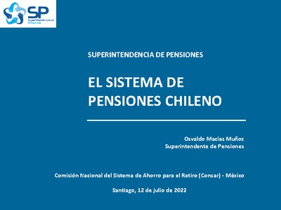 El Sistema de Pensiones Chileno