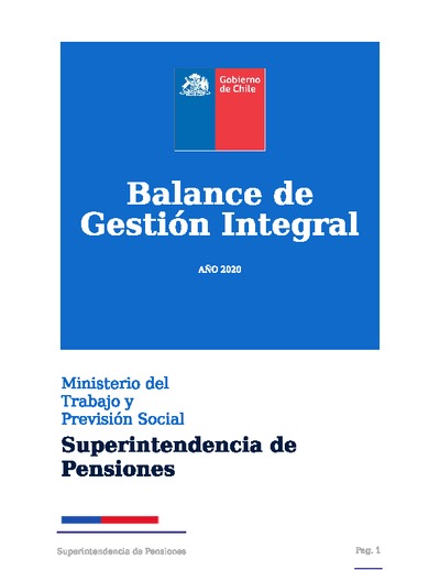 Balance de Gestión Integral 2020