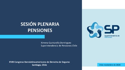 Sesión Plenaria Pensiones