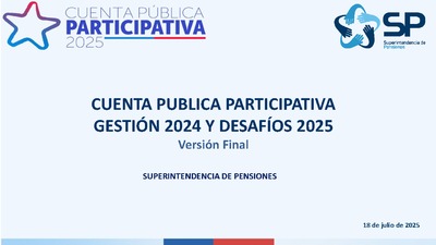 Cuenta Pública Participativa Gestión 2024 y Desafíos 2025