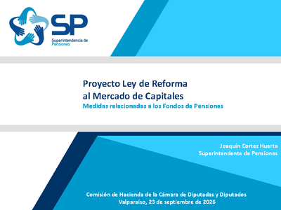Proyecto Ley de Reforma al Mercado de Capitales: Medidas relacionadas a los Fondos de Pensiones