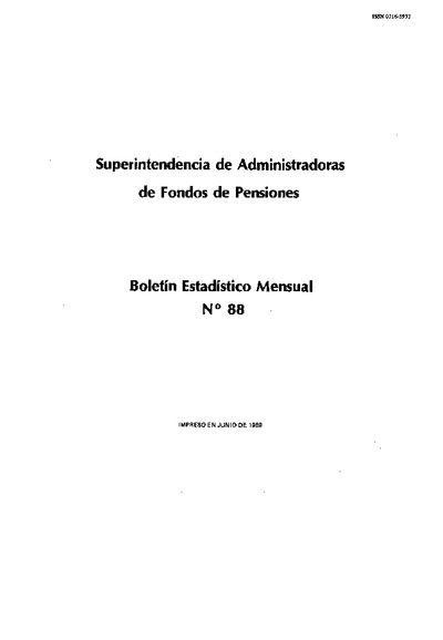 Boletín N°088 / Junio de 1989
