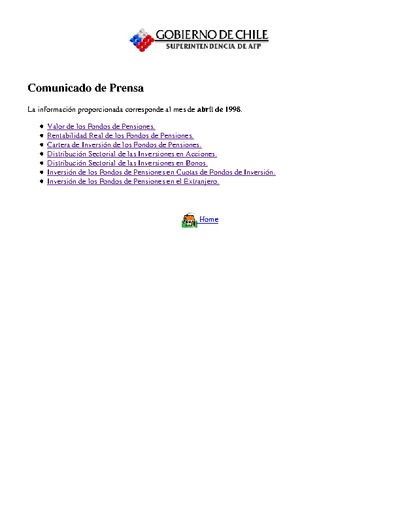 Información a Abril de 1998