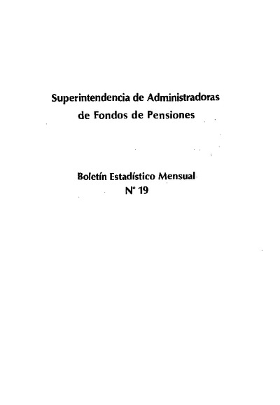 Boletín N°19 / Enero 1983