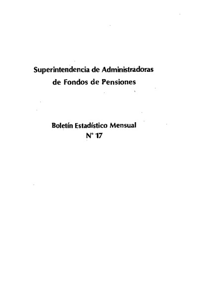 Boletín N°17 / Noviembre 1982