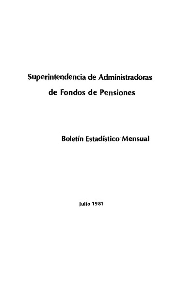 Boletín N°2 / Julio 1981