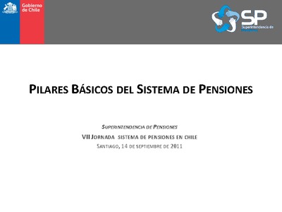 Pilares Básicos del Sistema de Pensiones